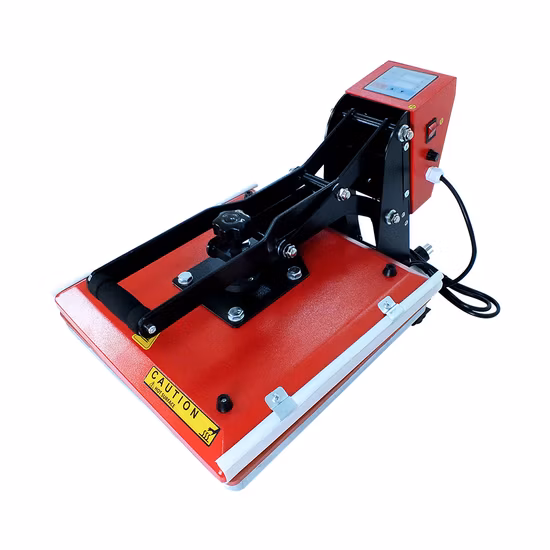 Clamshell Heat Press with Unique U-Shaped Base T-Shirt Printing Transfer Machine
