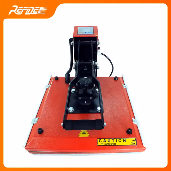Clamshell Heat Press with Unique U-Shaped Base T-Shirt Printing Transfer Machine