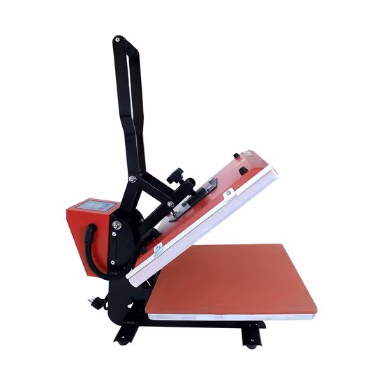 Clamshell Heat Press with Unique U-Shaped Base T-Shirt Printing Transfer Machine